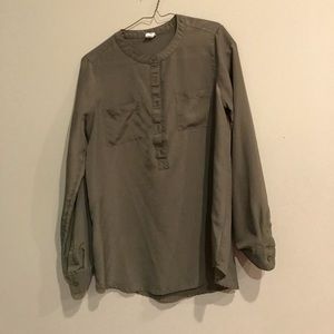 Old Navy Tops - Old Navy Olive Sheer Blouse Old Navy Tops - Old Navy Olive Sheer Blouse